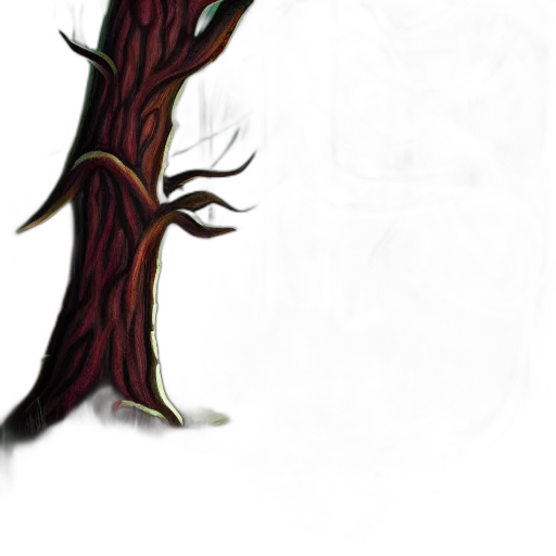 tree, staff, creature, crown, concept art, fantasy art, 3d render, pixel art transparent PNG cut-out