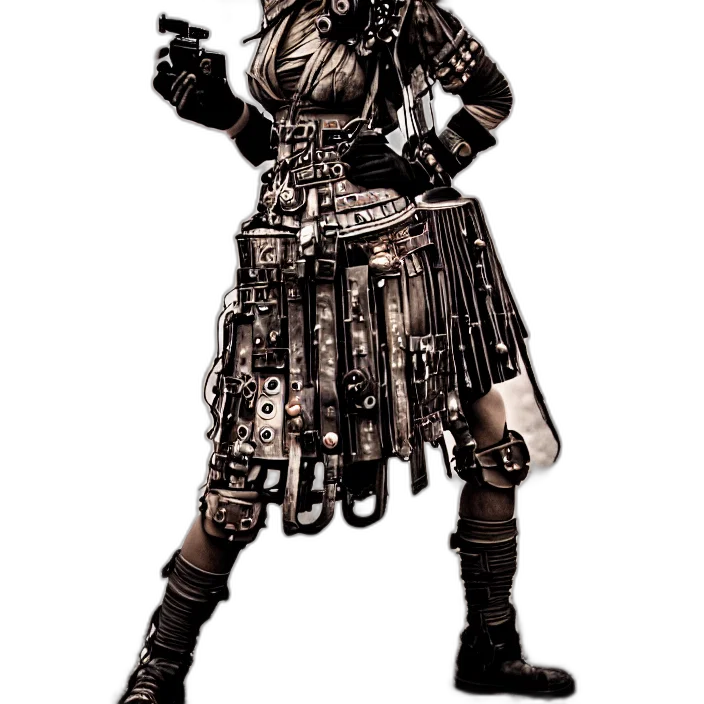 staff, weapon, dress, robot transparent PNG cut-out