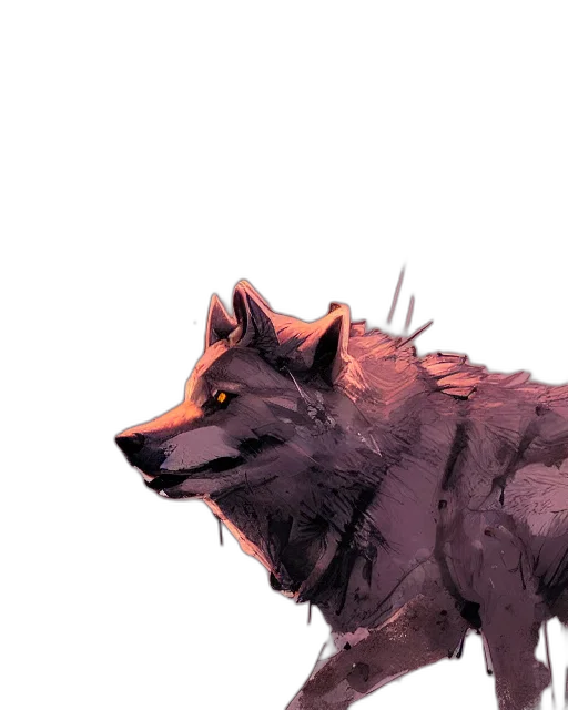 creature, animal, watercolor, concept art transparent PNG cut-out