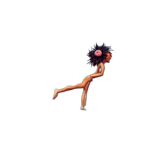 hair, creature, staff, crown, concept art, pixel art, 3d render, portrait transparent PNG cut-out