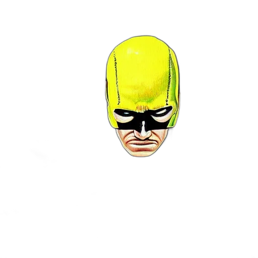 mask, face, hat, animal, comic book art, pixel art, cartoon, concept art transparent PNG cut-out