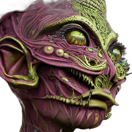 mask, face, creature, staff transparent PNG cut-out