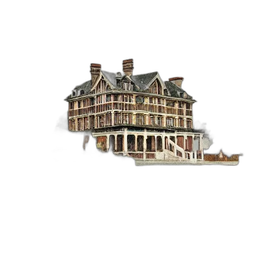 building, staff, furniture, concept art, photorealistic, 3d render, watercolor, city street transparent PNG cut-out