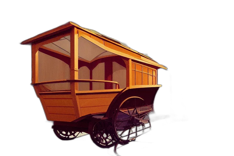 car, furniture, 3d render, concept art transparent PNG cut-out