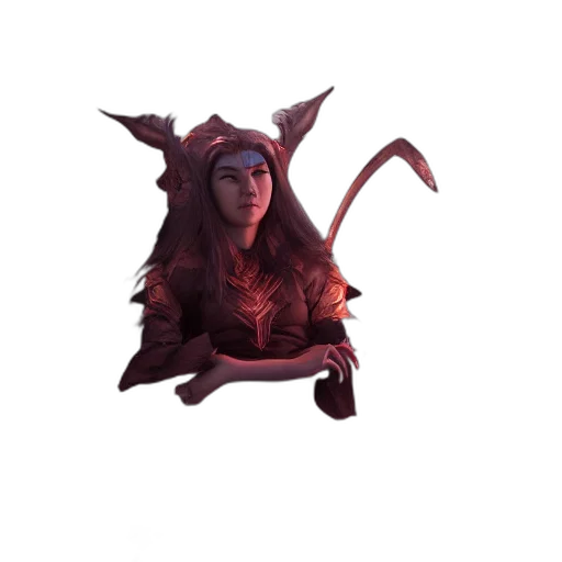 dragon, creature, staff, animal transparent PNG cut-out