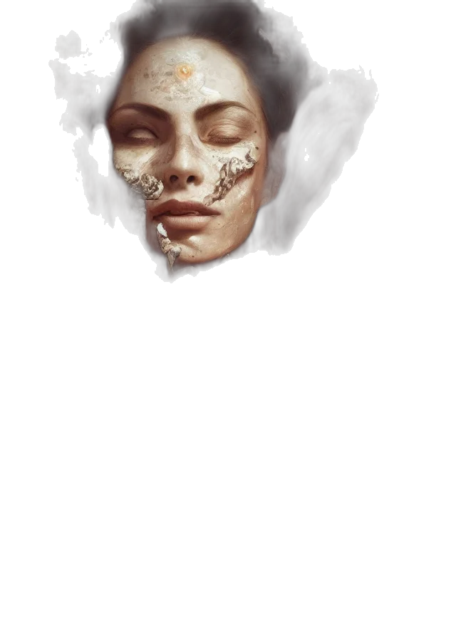 face, mask, crown, creature transparent PNG cut-out