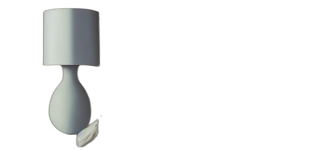 bottle, robot, 3d render, vase transparent PNG cut-out