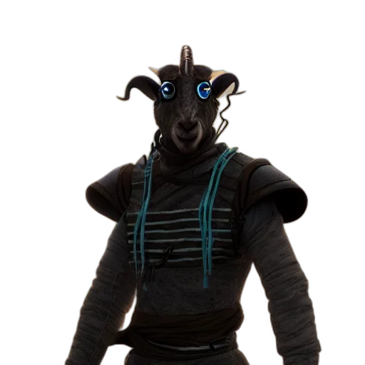 mask, staff, creature, animal transparent PNG cut-out