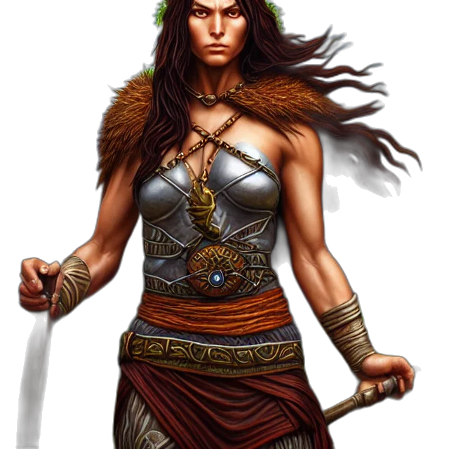sword, staff, fantasy art, concept art, comic book art, pixel art, druid, warrior transparent PNG cut-out