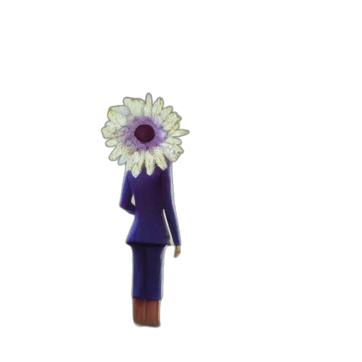 flower, staff, crown, umbrella, pixel art, 3d render, concept art, anime transparent PNG cut-out