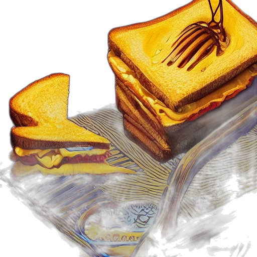 food, photorealistic, 3d render, concept art transparent PNG cut-out