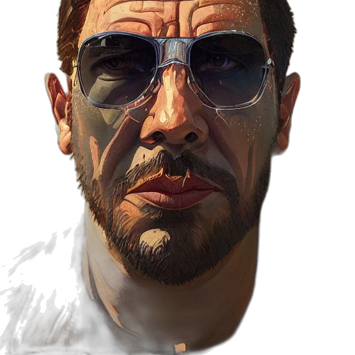 face, jacket, staff, mask transparent PNG cut-out