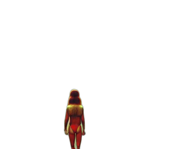 dress, robot, creature, hair, pixel art, comic book art, concept art, 3d render transparent PNG cut-out