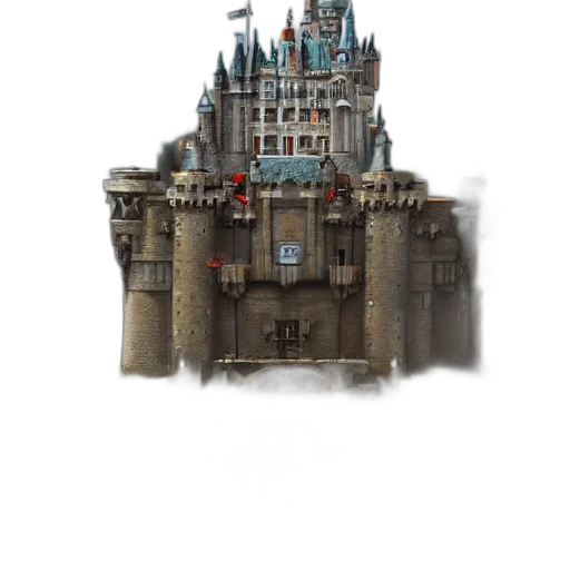 crown, building, staff, concept art transparent PNG cut-out