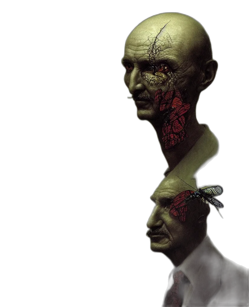 mask, face, creature, staff, concept art, 3d render, fantasy art, photorealistic transparent PNG cut-out