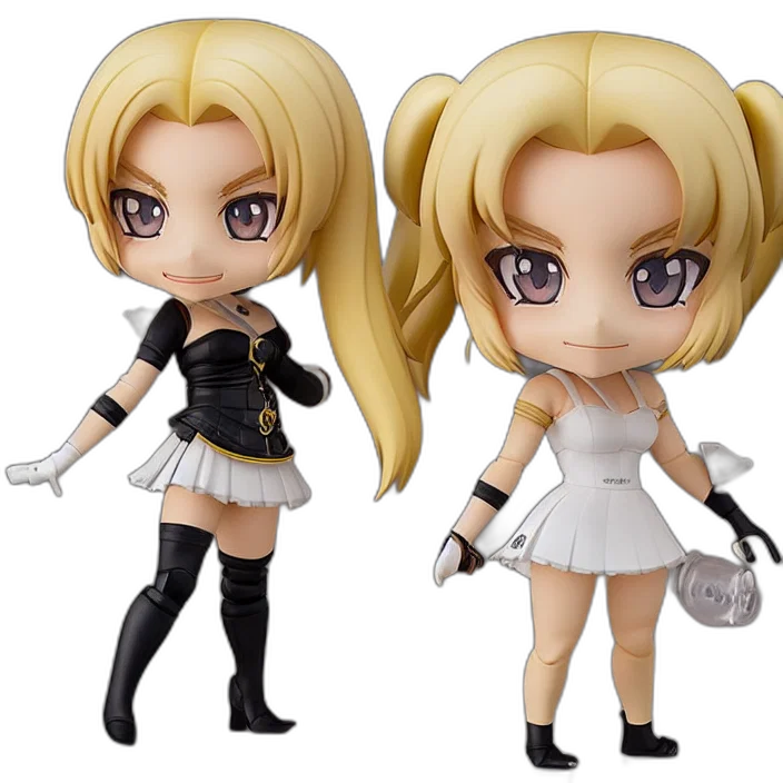 3d render, concept art, margot, robbie transparent PNG cut-out