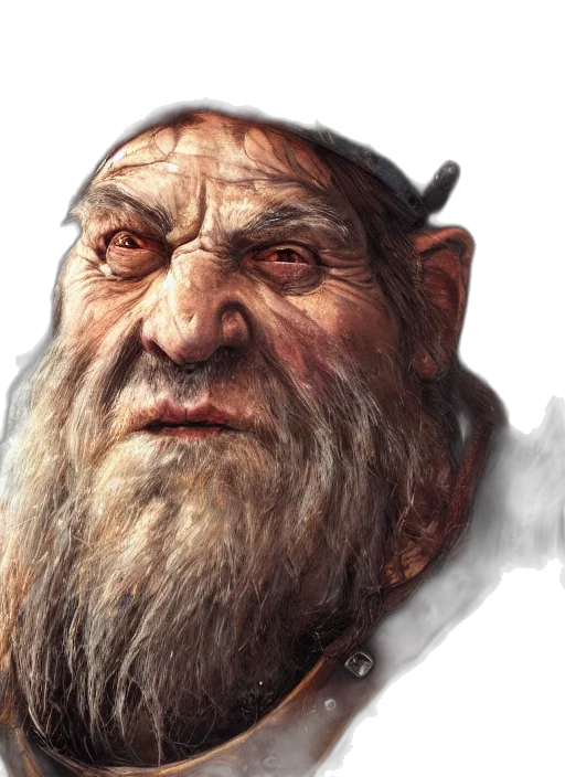 face, dragon, hat, fantasy art, photorealistic, concept art, watercolor, paul transparent PNG cut-out