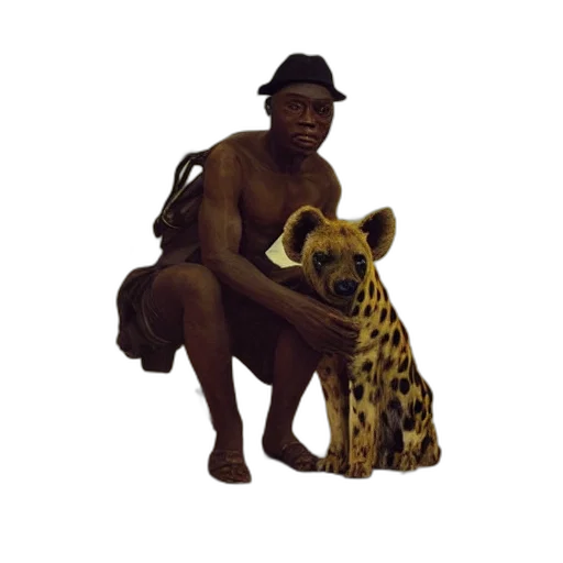 animal, creature, hat, staff transparent PNG cut-out