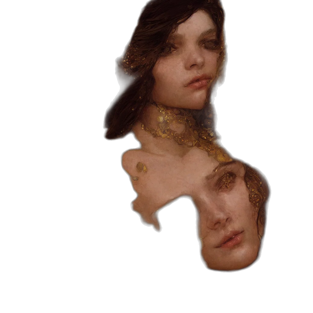 face, crown, jewelry, mask transparent PNG cut-out