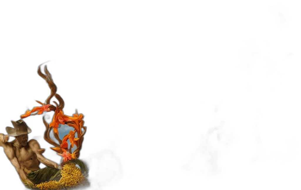 dragon, staff, crown, creature transparent PNG cut-out