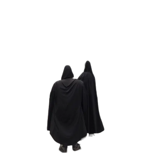 dress, jacket, mask, staff transparent PNG cut-out