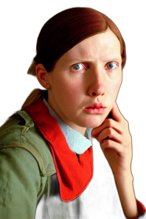 face, jacket, staff, jewelry transparent PNG cut-out