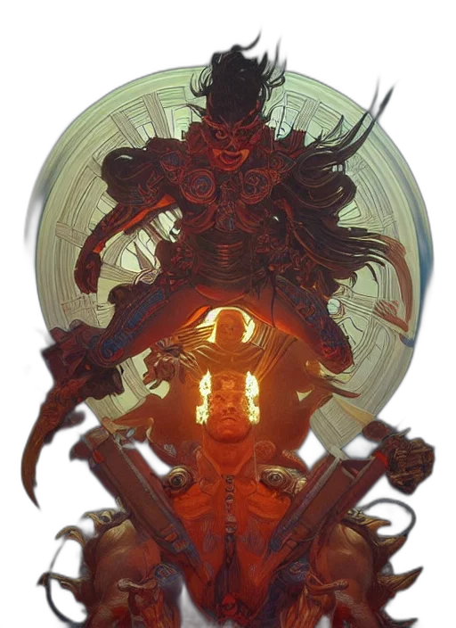 sword, mask, dragon, robot transparent PNG cut-out