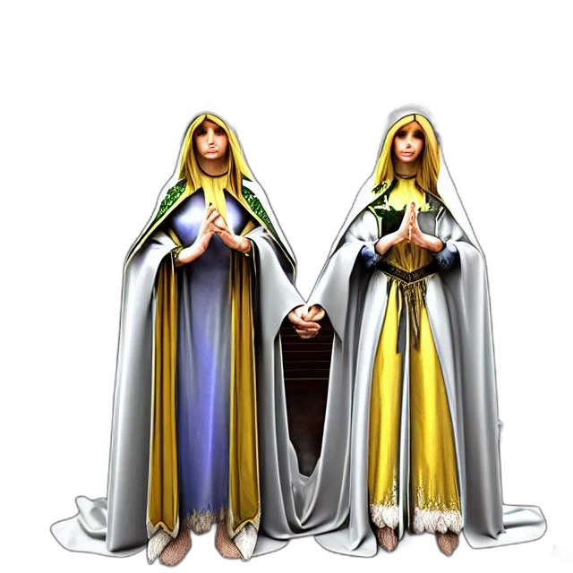 3d render, concept art, fantasy art, pixel art, elf, queen, ice, gothic transparent PNG cut-out
