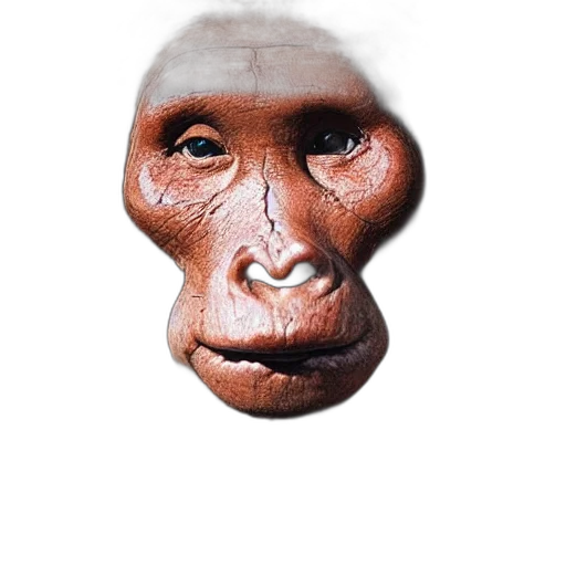 mask, face, animal, creature, 3d render, photorealistic, concept art, full transparent PNG cut-out