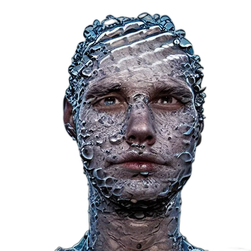 face, mask, robot, crown transparent PNG cut-out