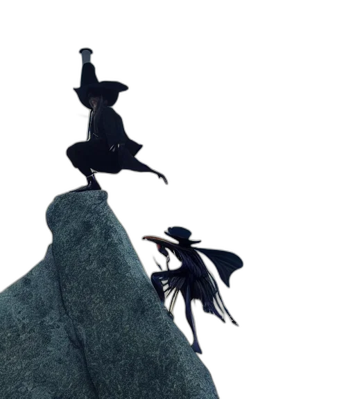 crown, umbrella, staff, hat transparent PNG cut-out
