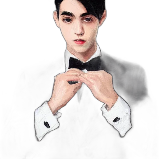 photorealistic, watercolor, cartoon, oil painting transparent PNG cut-out