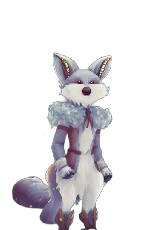 staff, dress, animal, creature, fantasy art, concept art, 3d render, watercolor transparent PNG cut-out