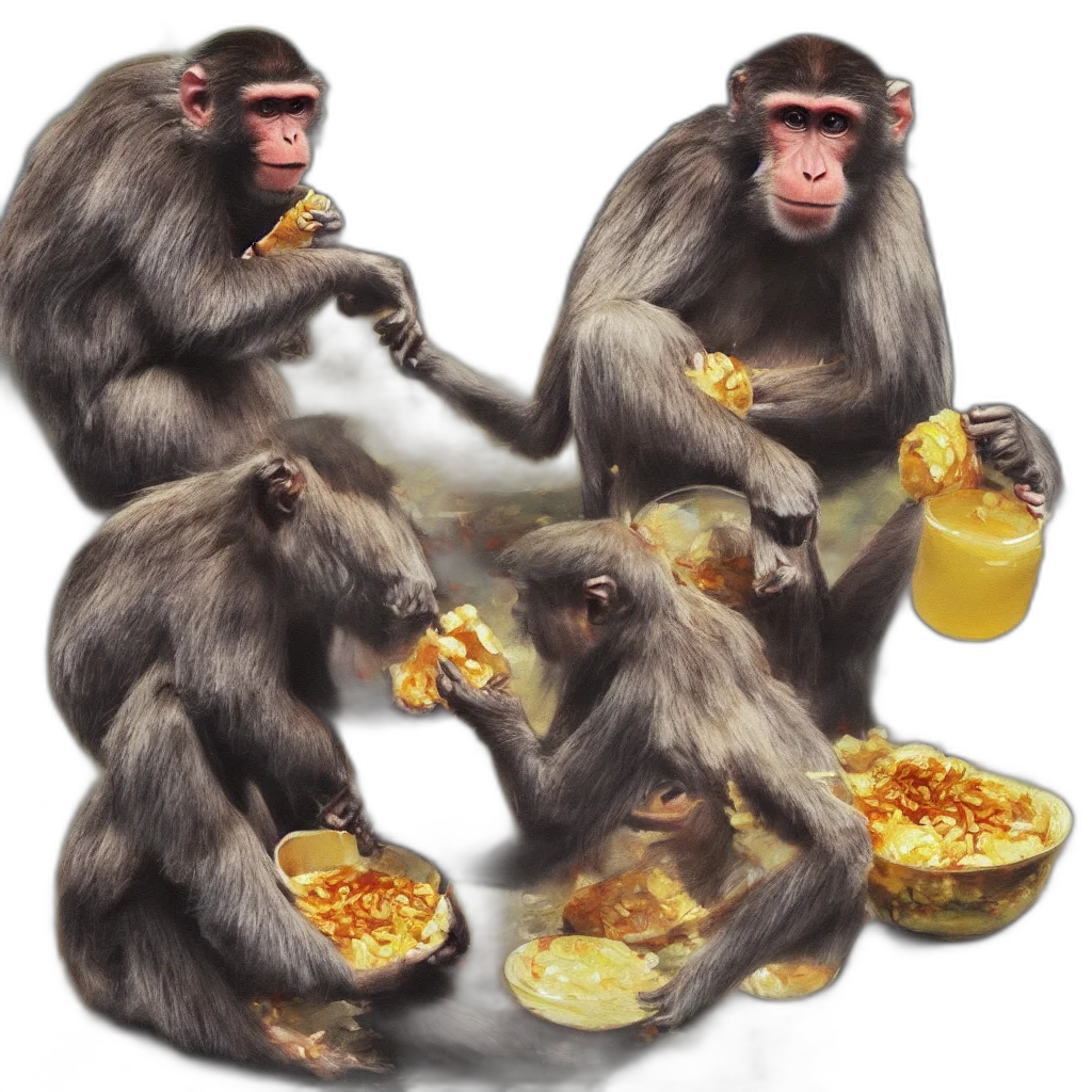food, concept art, photorealistic, 3d render transparent PNG cut-out