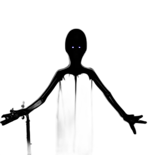 staff, robot, creature, dress transparent PNG cut-out