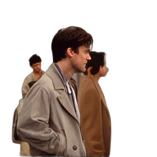 jacket, hair, hat, staff transparent PNG cut-out