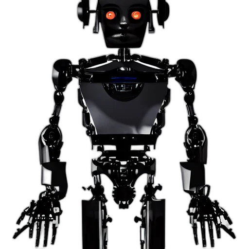 robot, staff, animal, weapon, 3d render, concept art, cyberpunk, pixel art transparent PNG cut-out
