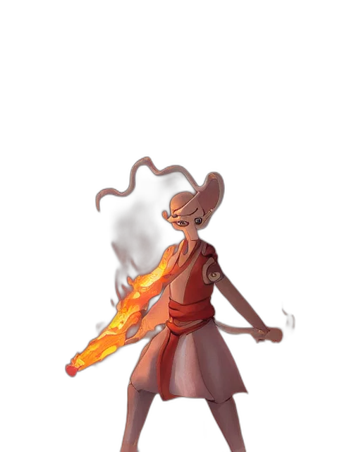 staff, weapon, sword, dragon, concept art, fantasy art, pixel art, watercolor transparent PNG cut-out
