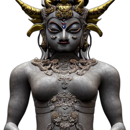 mask, staff, jewelry, face, 3d render, photorealistic, concept art, fantasy art transparent PNG cut-out