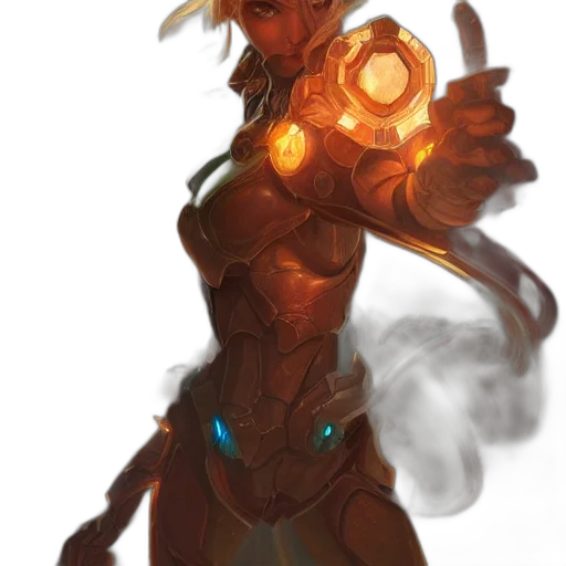 robot, staff, weapon, mask transparent PNG cut-out