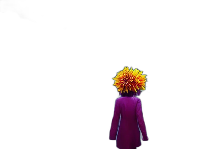 flower, staff, dress, jacket, 3d render, concept art, pixel art, photorealistic transparent PNG cut-out