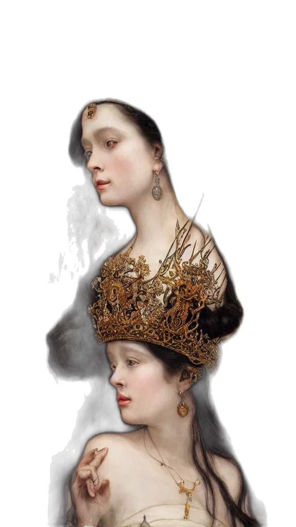crown, hat, dress, jewelry transparent PNG cut-out