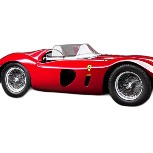 car, 3d render, photorealistic, concept art, ferrari, testa, rossa, concept transparent PNG cut-out