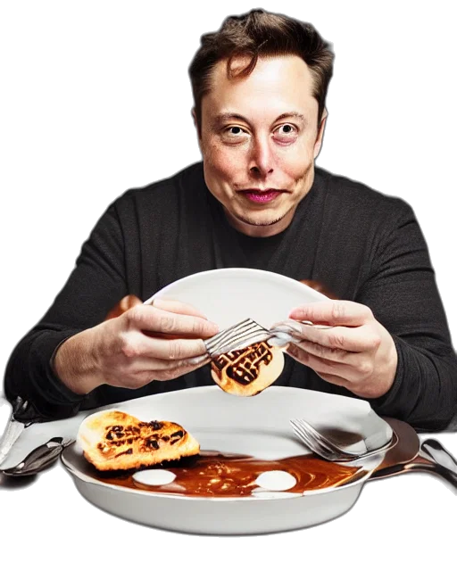 food, robot, face, creature transparent PNG cut-out