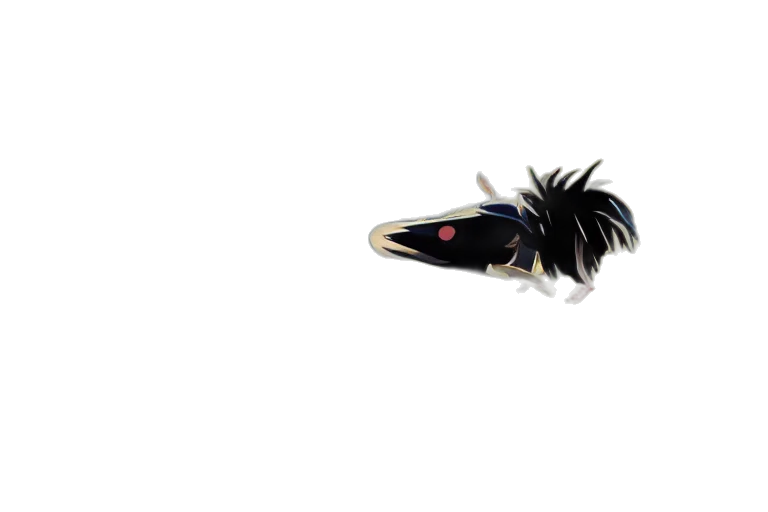animal, creature, dragon, hair transparent PNG cut-out