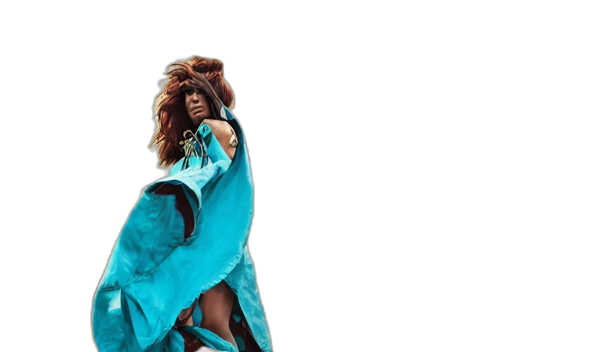 jacket, hair, dress, concept art, female, warrior, turquoise, marching transparent PNG cut-out