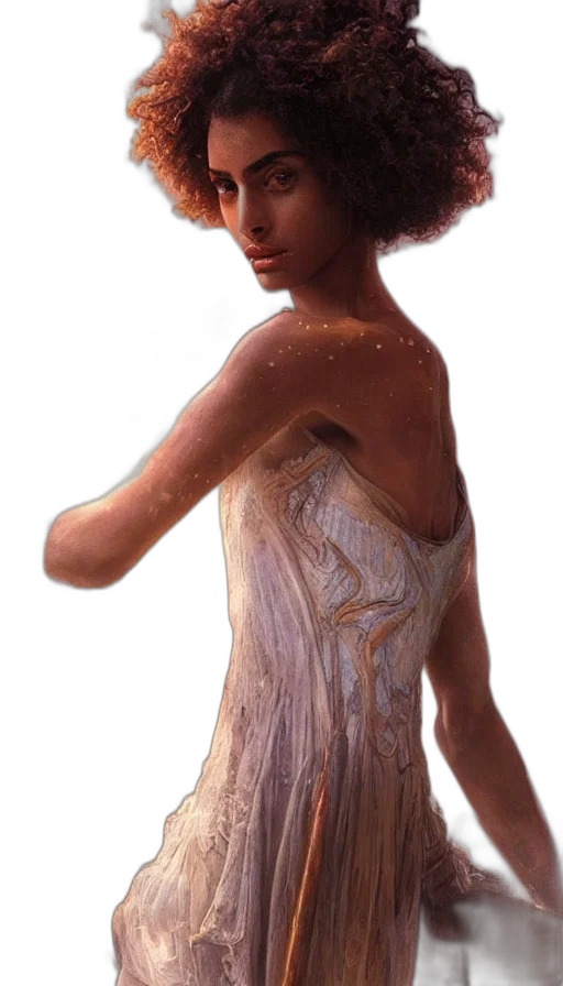 dress, hair, crown, jewelry transparent PNG cut-out