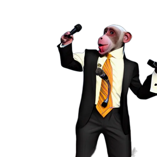 animal, jacket, staff, creature transparent PNG cut-out