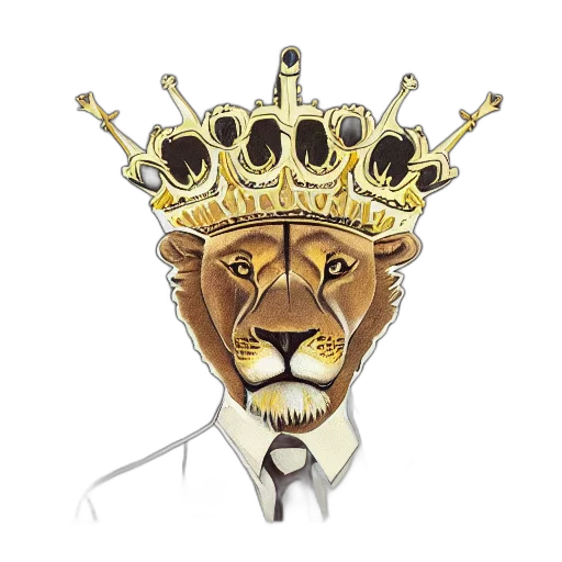 crown, staff, mask, animal, concept art, watercolor, fantasy art, photorealistic transparent PNG cut-out