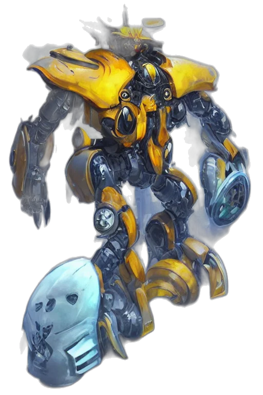 robot, weapon, concept art, fantasy art transparent PNG cut-out